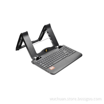 Ergonomic laptop cooling stand with USB Connection and Keyboard , RoHS,CE,FCC